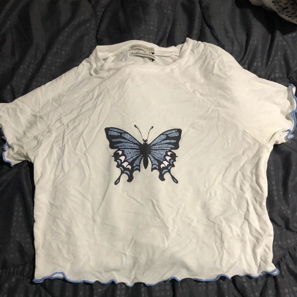 urban outfitters butterfly top